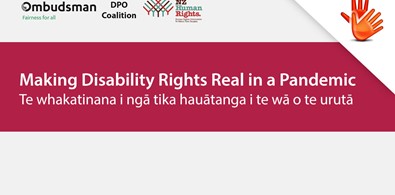 Making Disability Rights Real in a Pandemic