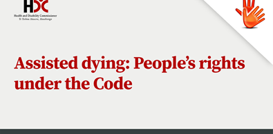 Assisted dying and the Code of Rights	